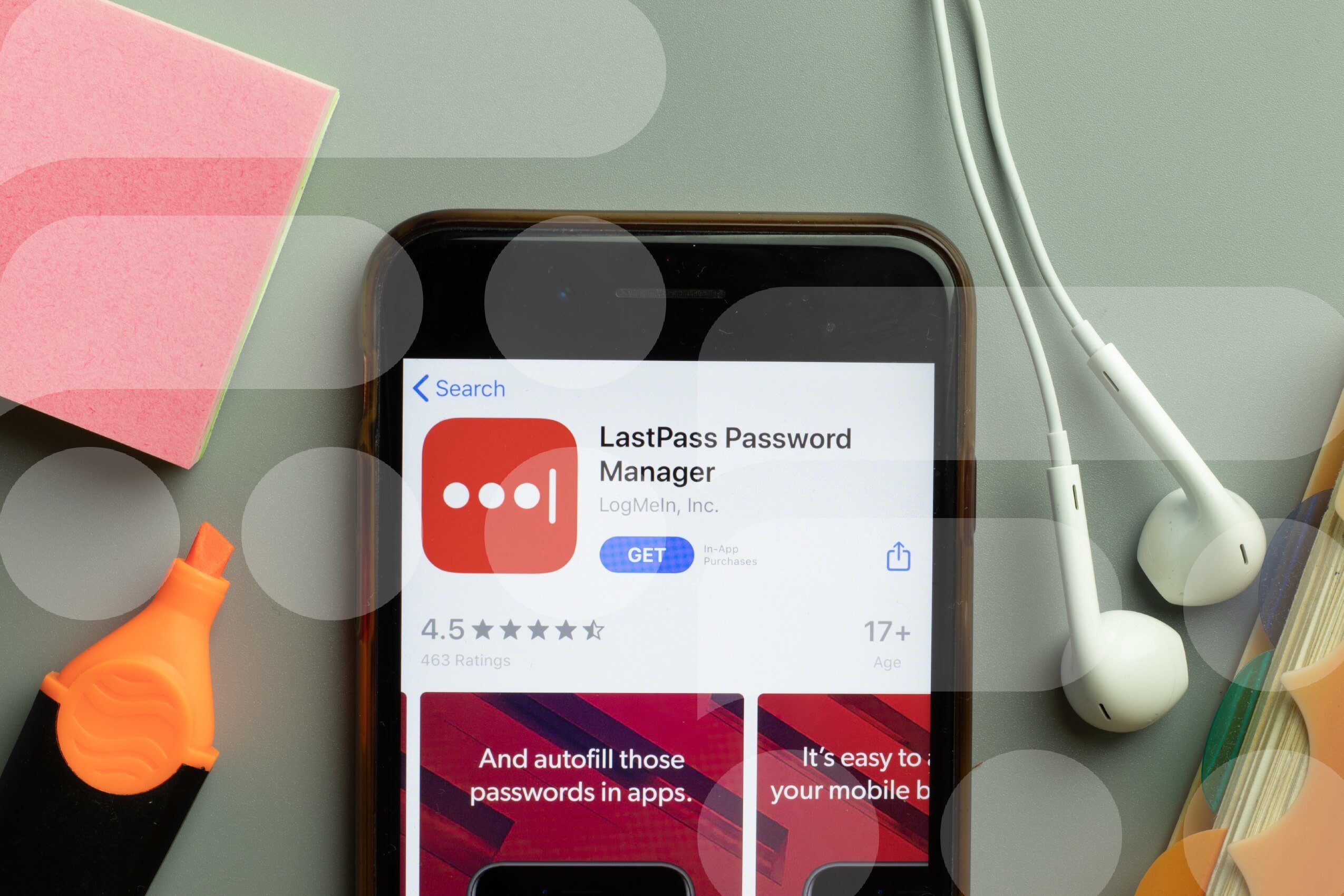  password manager LastPass on mobile